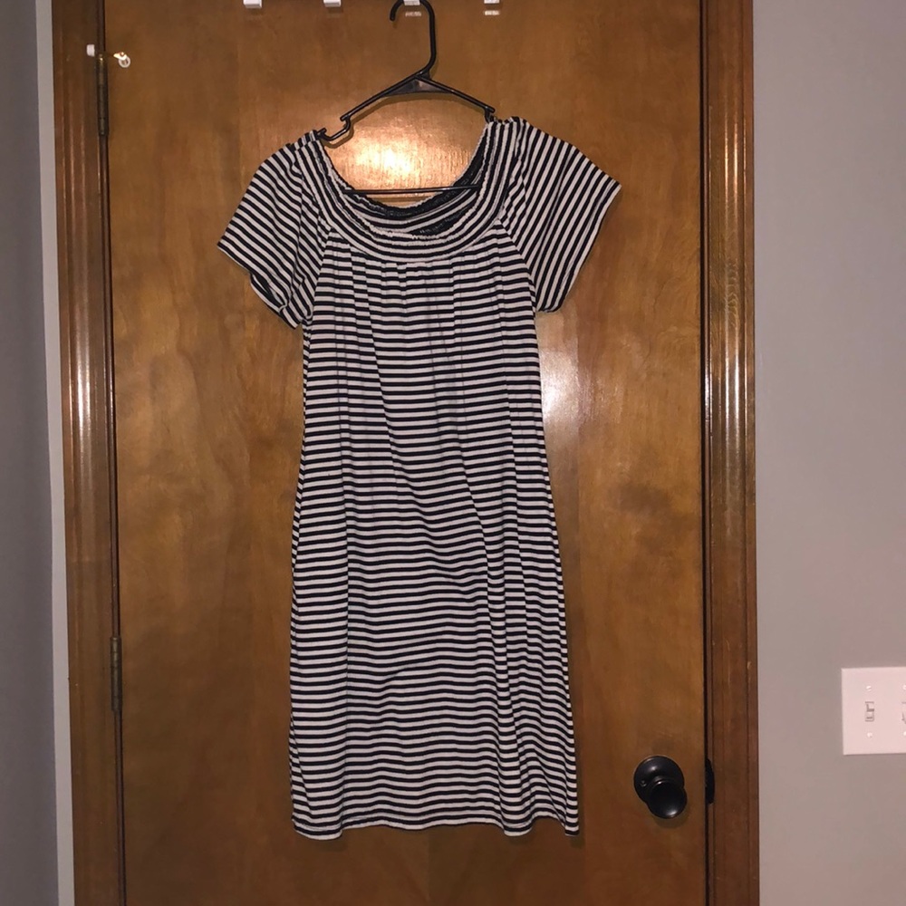 White and Blue faded glory dress